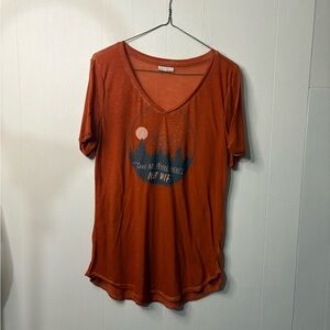 Maurices Burnt Orange Graphic Tee